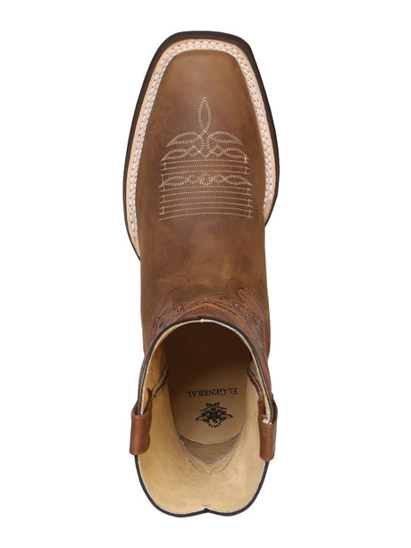 Men's Genuine Leather Classic Western Rodeo Cowboy Boots 'El General' TAN 43005 - BELLEZA'S - Men's Genuine Leather Classic Western Rodeo Cowboy Boots 'El General' TAN 43005 - Men's Boot - 04300501