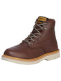 Men's Genuine Leather Lace - Up Soft Toe Work Shoe 'Procliff' Walnut 35211 - BELLEZA'S - Men's Genuine Leather Lace - Up Soft Toe Work Shoe 'Procliff' Walnut 35211 - Men's Work Shoes - 03521101