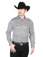 Men's Gray Printed Long Sleeve Western Shirt 'El Señor de los Cielos' 43930 - BELLEZA'S - Men's Gray Printed Long Sleeve Western Shirt 'El Señor de los Cielos' 43930 - Men's Shirt - 04393001