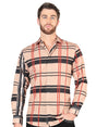 Men's Khaki Printed Long Sleeve Western Shirt 'El Señor de los Cielos' 44599 - BELLEZA'S - Men's Khaki Printed Long Sleeve Western Shirt 'El Señor de los Cielos' 44599 - Men's Shirt - 04459901