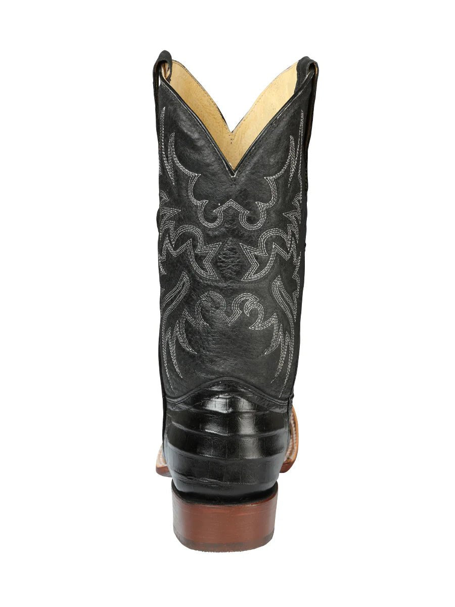 Men's Leather Coco Belly Western Cowboy Rodeo Boots 'El Señor De Los Cielos' *BLACK - 44938* - BELLEZA'S - Men's Leather Coco Belly Western Cowboy Rodeo Boots 'El Señor De Los Cielos' *BLACK - 44938* - Men's Boot - 44938 6