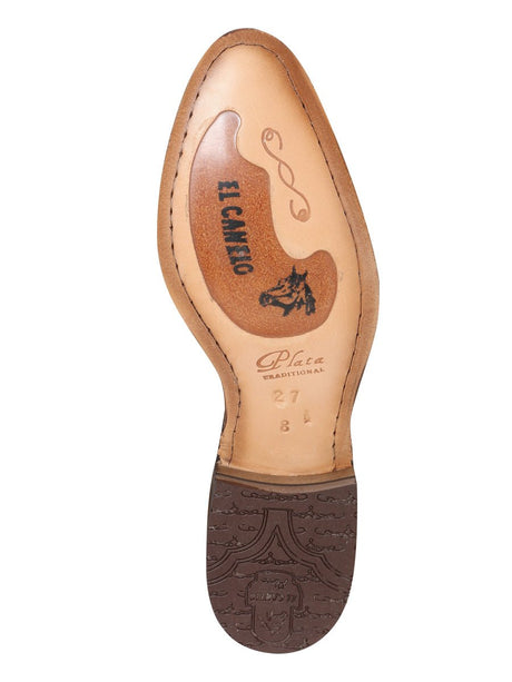 Men's Nubuck Leather Classic Charro Ankle Boots 'El Canelo' Taupe Color 231 - BELLEZA'S - Men's Nubuck Leather Classic Charro Ankle Boots 'El Canelo' Taupe Color 231 - Men's Ankle Boots - 00023101