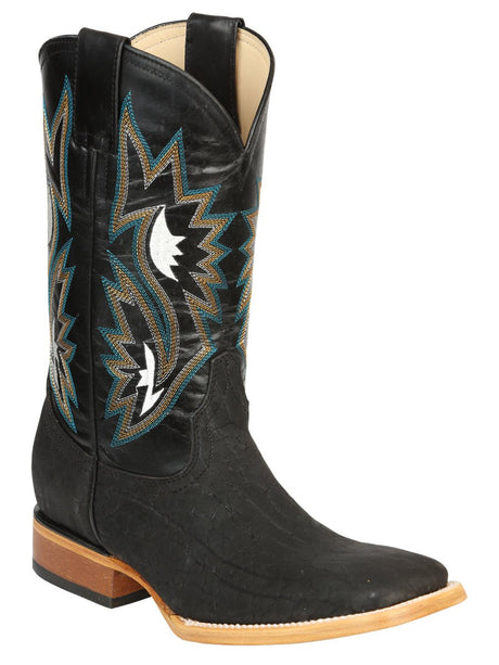 Men’s Rodeo Boot Jar Boot’s Imitation Bull Neck 45474 - BELLEZA'S - Men’s Rodeo Boot Jar Boot’s Imitation Bull Neck 45474 - CABALLERO - 04547401