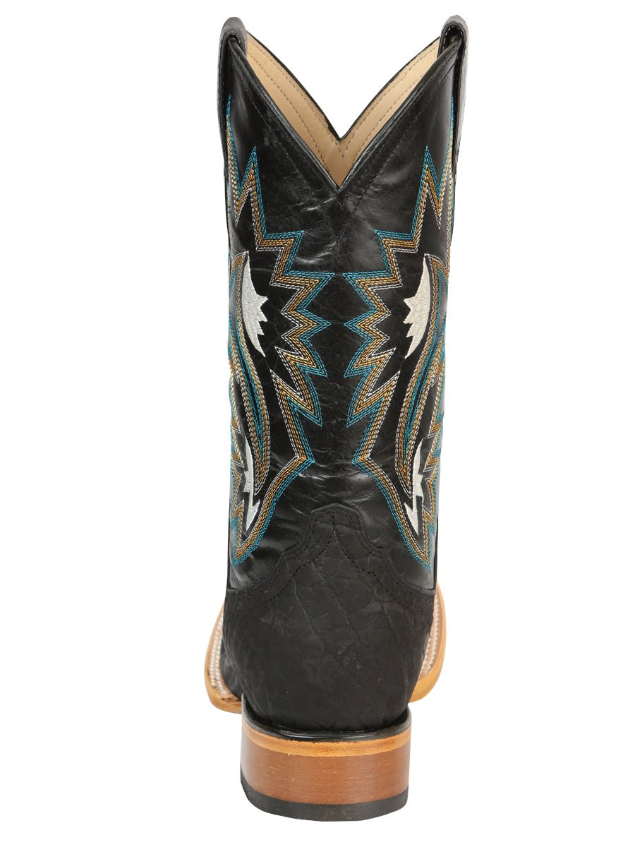 Men’s Rodeo Boot Jar Boot’s Imitation Bull Neck 45474 - BELLEZA'S - Men’s Rodeo Boot Jar Boot’s Imitation Bull Neck 45474 - CABALLERO - 04547401