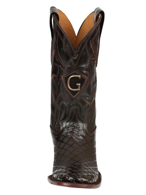 Men's Rodeo Boots - El General Pull - Up Leather - Brown 45173 - BELLEZA'S - Men's Rodeo Boots - El General Pull - Up Leather - Brown 45173 - CABALLERO - 04517301