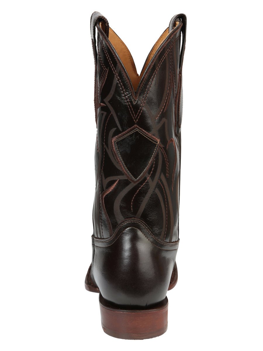 Men's Rodeo Boots - El General Pull - Up Leather - Brown 45173 - BELLEZA'S - Men's Rodeo Boots - El General Pull - Up Leather - Brown 45173 - CABALLERO - 04517301