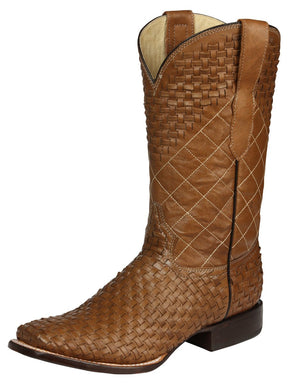 Men's Rodeo Cowboy Boots Petatillo Leather El General Color Orix 45439 - BELLEZA'S - Men's Rodeo Cowboy Boots Petatillo Leather El General Color Orix 45439 - Men's Boot - 04543901