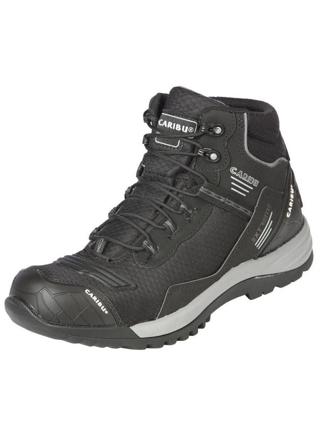 Men's Synthetic Lace - Up Soft Toe Trekking Work Shoe 'Caribu' Black/Grey 44363 - BELLEZA'S - Men's Synthetic Lace - Up Soft Toe Trekking Work Shoe 'Caribu' Black/Grey 44363 - Men's Work Shoes - 04436301