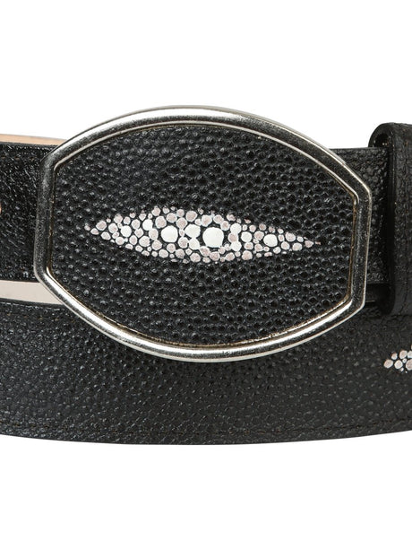 Men’s Vaquero Belt El General Imitation Stingray 45574 - BELLEZA'S - Men’s Vaquero Belt El General Imitation Stingray 45574 - CABALLERO - 04557401
