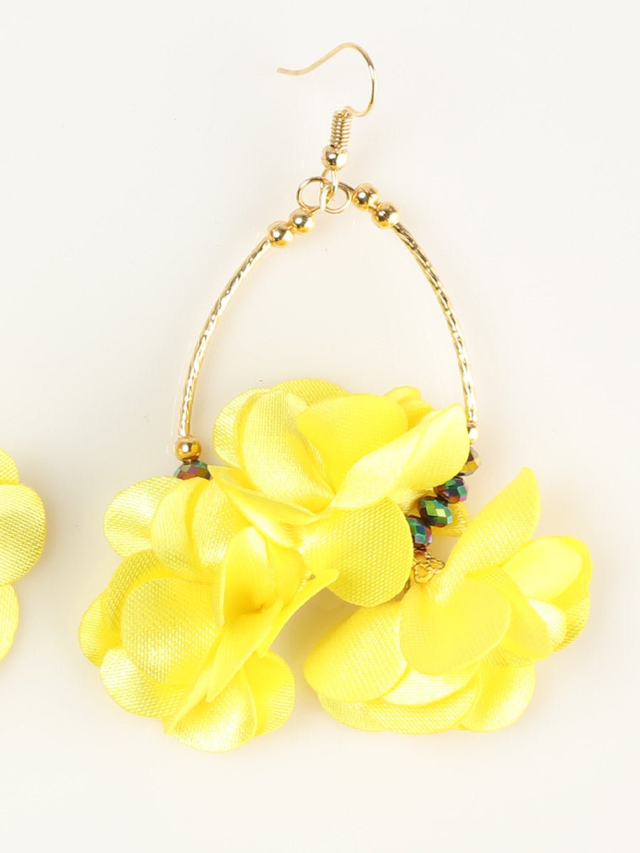 Mexican Artisanal Earrings Yellow 603245 - BELLEZA'S - Mexican Artisanal Earrings Yellow 603245 - Women's Earrings - 60324501