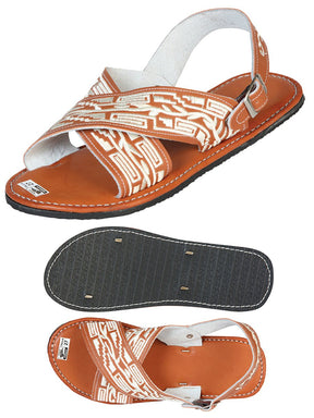 Mexican Artisanal Sandals 50% Leather, 50% Synthetic Natural 603787 - BELLEZA'S - Mexican Artisanal Sandals 50% Leather, 50% Synthetic Natural 603787 - CABALLERO - 60378701