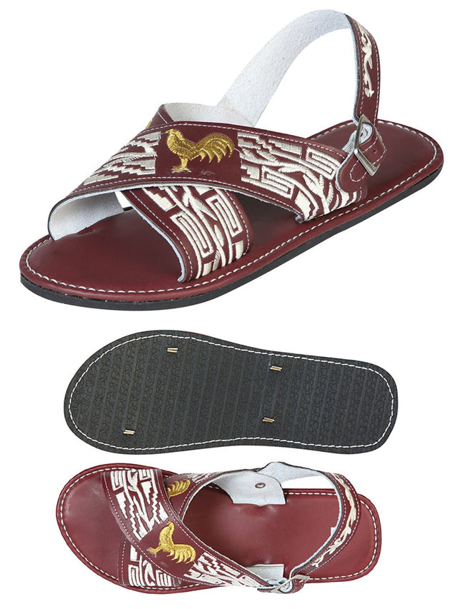 Mexican Artisanal Sandals 50% Leather, 50% Synthetic Shedron 603791 - BELLEZA'S - Mexican Artisanal Sandals 50% Leather, 50% Synthetic Shedron 603791 - CABALLERO - 60379101