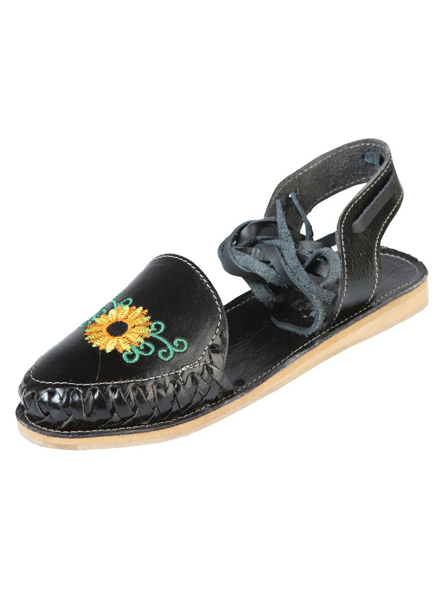 Mexican Artisanal Sandals Leather Black 603919 - BELLEZA'S - Mexican Artisanal Sandals Leather Black 603919 - DAMA - 60391901
