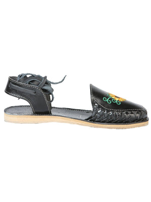 Mexican Artisanal Sandals Leather Black 603919 - BELLEZA'S - Mexican Artisanal Sandals Leather Black 603919 - DAMA - 60391901
