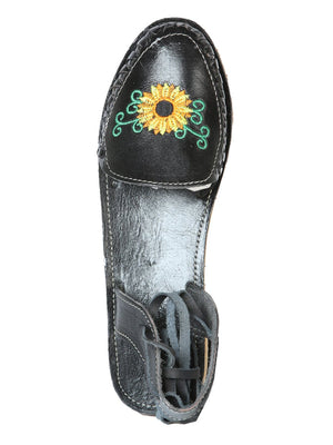 Mexican Artisanal Sandals Leather Black 603919 - BELLEZA'S - Mexican Artisanal Sandals Leather Black 603919 - DAMA - 60391901