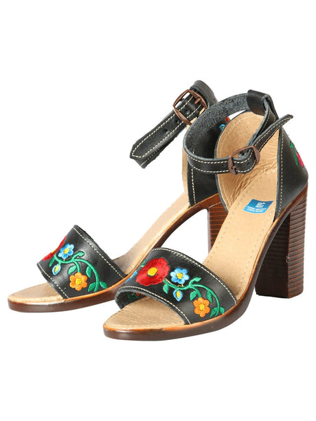 Mexican Artisanal Sandals Leather Black 603952 - BELLEZA'S - Mexican Artisanal Sandals Leather Black 603952 - DAMA - 60395201