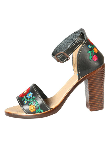 Mexican Artisanal Sandals Leather Black 603952 - BELLEZA'S - Mexican Artisanal Sandals Leather Black 603952 - DAMA - 60395201