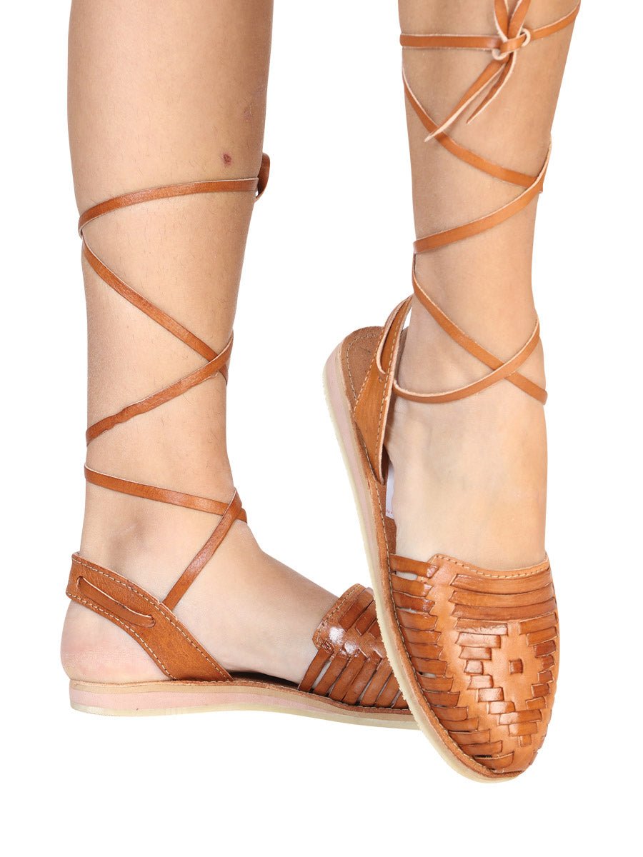Mexican Artisanal Sandals Leather Natural 602367 - BELLEZA'S - Mexican Artisanal Sandals Leather Natural 602367 - DAMA - 60236701