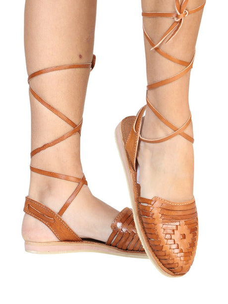 Mexican Artisanal Sandals Leather Natural 602367 - BELLEZA'S - Mexican Artisanal Sandals Leather Natural 602367 - DAMA - 60236701