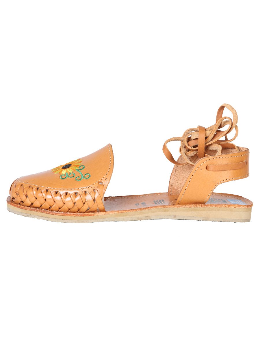 Mexican Artisanal Sandals Leather Tan 603920 - BELLEZA'S - Mexican Artisanal Sandals Leather Tan 603920 - DAMA - 60392001