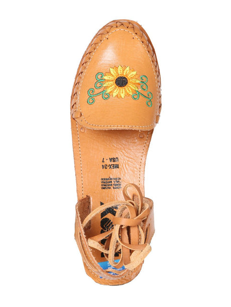 Mexican Artisanal Sandals Leather Tan 603920 - BELLEZA'S - Mexican Artisanal Sandals Leather Tan 603920 - DAMA - 60392001