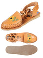 Mexican Artisanal Sandals Leather Tan 603920 - BELLEZA'S - Mexican Artisanal Sandals Leather Tan 603920 - DAMA - 60392001