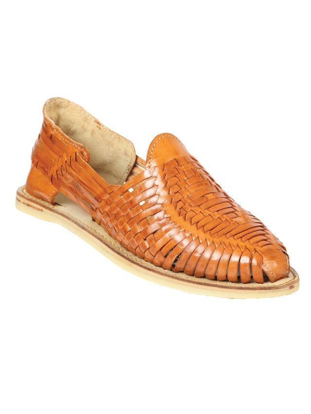 Mexican Artisanal Sandals Leather Tan 604016 - BELLEZA'S - Mexican Artisanal Sandals Leather Tan 604016 - CABALLERO - 60401601