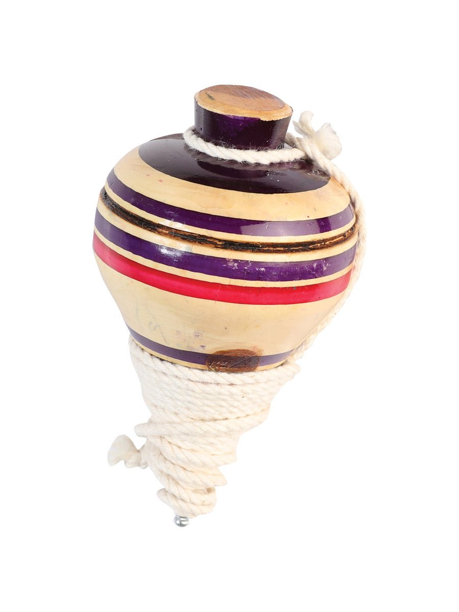Mexican Artisanal Toy Trompo Wood Multicolor 602412 - BELLEZA'S - Mexican Artisanal Toy Trompo Wood Multicolor 602412 - UNISEX - 60241201