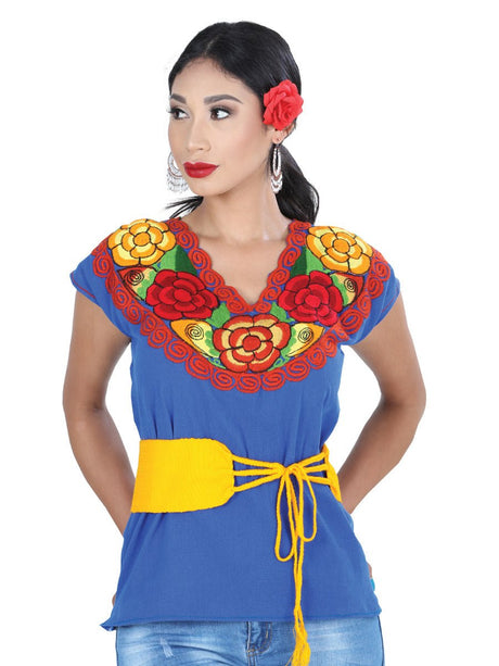 Mexican Artisanal Traditional Belt Yellow 601448 - BELLEZA'S - Mexican Artisanal Traditional Belt Yellow 601448 - DAMA - 60144801