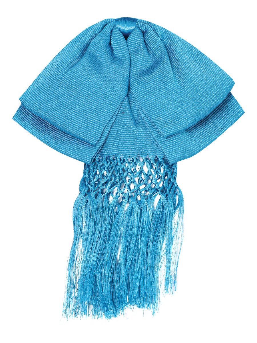 Mexican Charro Bow Tie 85% Articela, 15% Polyester Blue 601319 - BELLEZA'S - Mexican Charro Bow Tie 85% Articela, 15% Polyester Blue 601319 - UNISEX - 60131901
