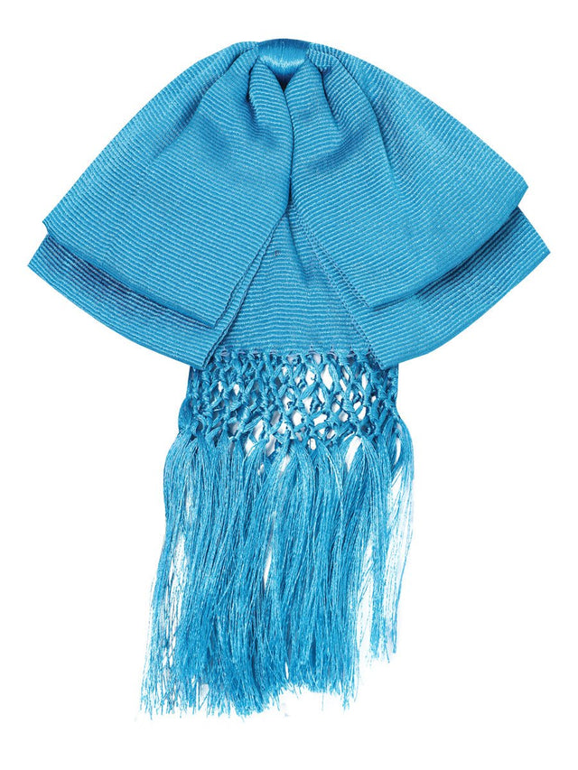 Mexican Charro Bow Tie 85% Articela, 15% Polyester Blue 601319 - BELLEZA'S - Mexican Charro Bow Tie 85% Articela, 15% Polyester Blue 601319 - UNISEX - 60131901