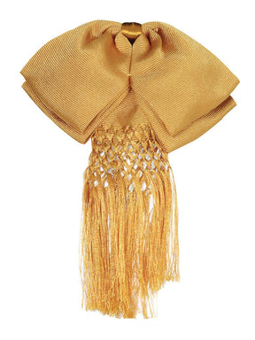 Mexican Charro Bow Tie 85% Articela, 15% Polyester Gold 601318 - BELLEZA'S - Mexican Charro Bow Tie 85% Articela, 15% Polyester Gold 601318 - UNISEX - 60131801