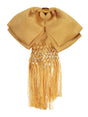 Mexican Charro Bow Tie 85% Articela, 15% Polyester Gold 601318 - BELLEZA'S - Mexican Charro Bow Tie 85% Articela, 15% Polyester Gold 601318 - UNISEX - 60131801