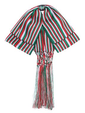 Mexican Charro Bow Tie 85% Articela, 15% Polyester Tricolor 601334 - BELLEZA'S - Mexican Charro Bow Tie 85% Articela, 15% Polyester Tricolor 601334 - UNISEX - 60133401