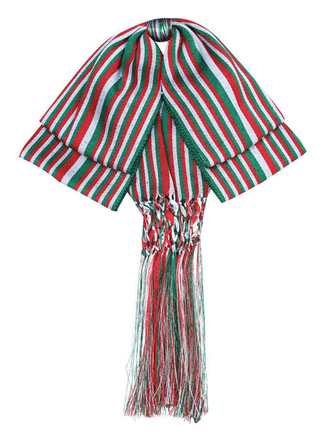 Mexican Charro Bow Tie 85% Articela, 15% Polyester Tricolor 601334 - BELLEZA'S - Mexican Charro Bow Tie 85% Articela, 15% Polyester Tricolor 601334 - UNISEX - 60133401