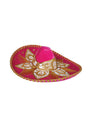 Mexican Charro Hat Velvet Fuchsia/Gold 600763 - BELLEZA'S - Mexican Charro Hat Velvet Fuchsia/Gold 600763 - UNISEX - 60076301