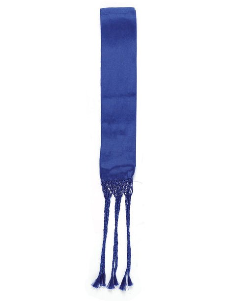 Mexican Charro Sash - Belt 50% Cotton, 50% Polyester Royal Blue 601361 - BELLEZA'S - Mexican Charro Sash - Belt 50% Cotton, 50% Polyester Royal Blue 601361 - DAMA - 60136101