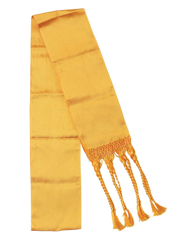Mexican Charro Sash - Belt 50% Cotton, 50% Polyester Yellow 601633 - BELLEZA'S - Mexican Charro Sash - Belt 50% Cotton, 50% Polyester Yellow 601633 - DAMA - 60163301