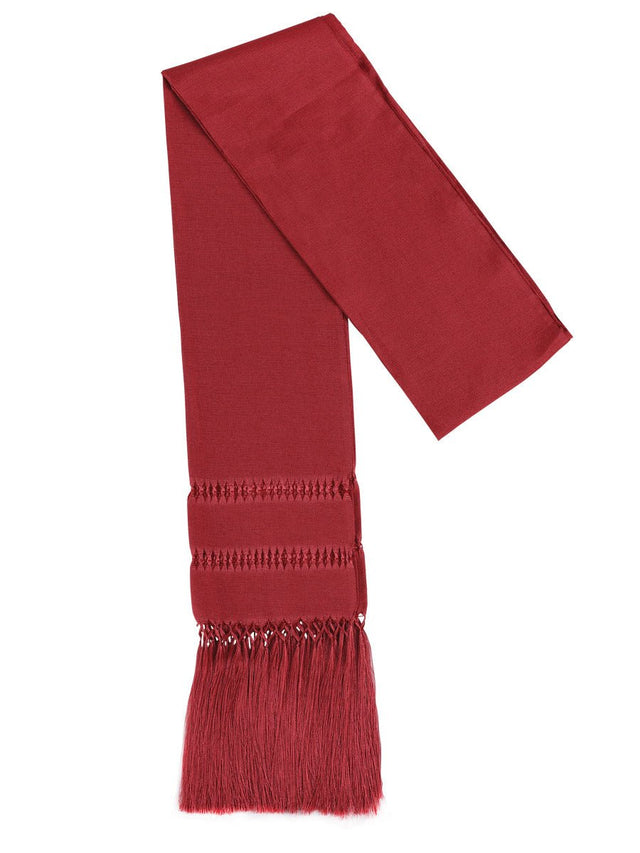 Mexican Shawl 85% Articela, 15% Polyester Wine 600228 - BELLEZA'S - Mexican Shawl 85% Articela, 15% Polyester Wine 600228 - DAMA - 60022801