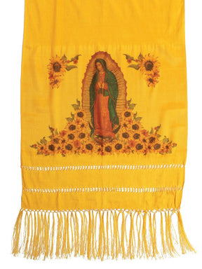 Mexican Shawl 85% Articela, 15% Polyester Yellow 603751 - BELLEZA'S - Mexican Shawl 85% Articela, 15% Polyester Yellow 603751 - DAMA - 60375101