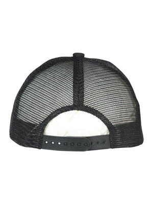 Michoacan Black Embroidered Polyester Snap Back Cap 'El General' 44784 - BELLEZA'S - Michoacan Black Embroidered Polyester Snap Back Cap 'El General' 44784 - Caps - 04478401
