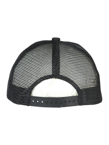 Michoacan Black Embroidered Polyester Snap Back Cap 'El General' 44784 - BELLEZA'S - Michoacan Black Embroidered Polyester Snap Back Cap 'El General' 44784 - Caps - 04478401
