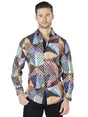 Multicolor Casual Long Sleeve Shirt 44045 - BELLEZA'S - Multicolor Casual Long Sleeve Shirt 44045 - CABALLERO - 04404501