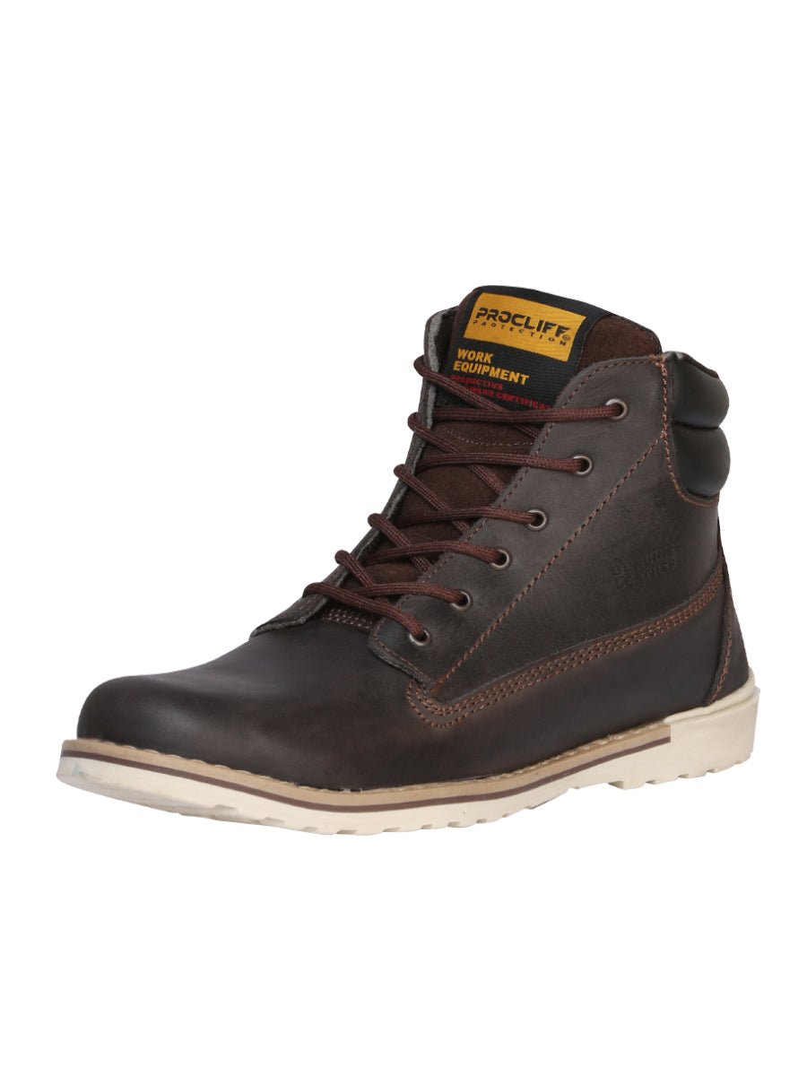 Procliff Protection Work Ankle Boot with Laces - Brown 35200 - BELLEZA'S - Procliff Protection Work Ankle Boot with Laces - Brown 35200 - DAMA - 03520001
