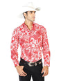 Red Casual Long Sleeve Shirt 43583 - BELLEZA'S - Red Casual Long Sleeve Shirt 43583 - CABALLERO - 04358301