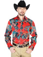 Red Casual Long Sleeve Shirt 43668 - BELLEZA'S - Red Casual Long Sleeve Shirt 43668 - CABALLERO - 04366801