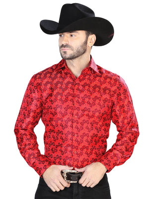 Red Casual Long Sleeve Shirt 43767 - BELLEZA'S - Red Casual Long Sleeve Shirt 43767 - CABALLERO - 04376701