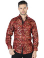 Red Gold Casual Long Sleeve Shirt 44021 - BELLEZA'S - Red Gold Casual Long Sleeve Shirt 44021 - CABALLERO - 04402101