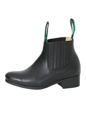 Rodeo - Traditional Charro Boot - Leather Black 215 - BELLEZA'S - Rodeo - Traditional Charro Boot - Leather Black 215 - NIÑO - 00021501
