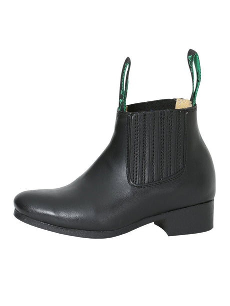 Rodeo - Traditional Charro Boot - Leather Black 215 - BELLEZA'S - Rodeo - Traditional Charro Boot - Leather Black 215 - NIÑO - 00021501